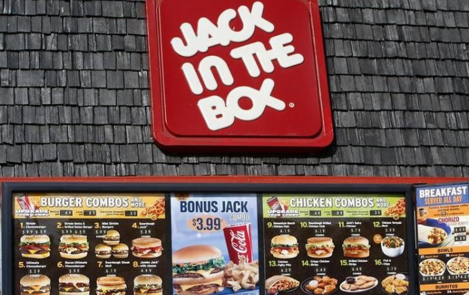 Jack in The Box Menu